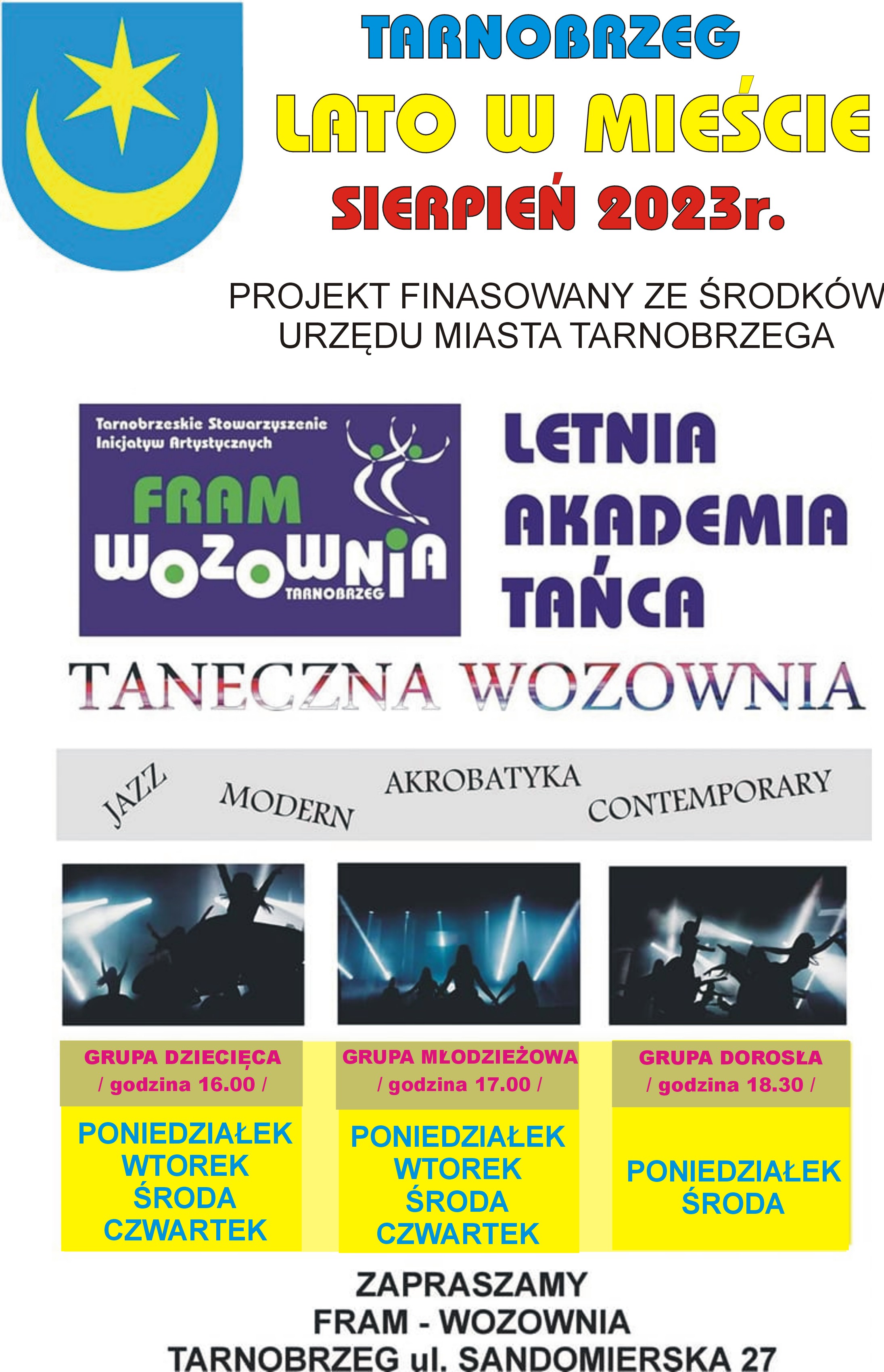 Taneczna Wozownia. Letnia Akademia Tańca.